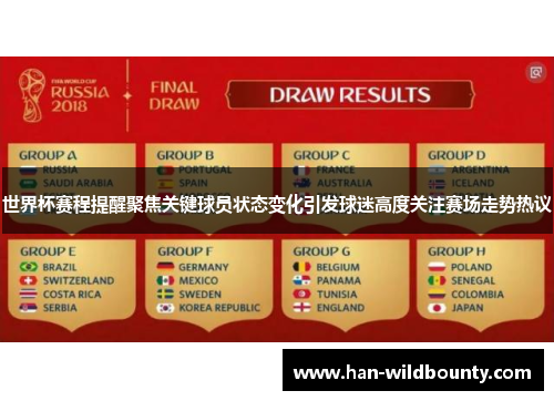 世界杯赛程提醒聚焦关键球员状态变化引发球迷高度关注赛场走势热议 世界杯赛程提醒聚焦关键球员状态变化引发球迷高度关注赛场走势热议
